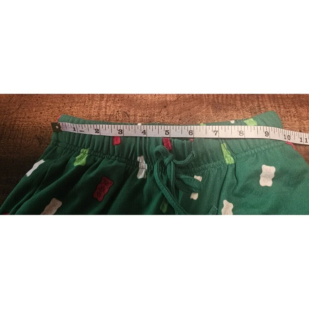 Haribo Pajamas Unisex NWOT Green Red Christmas Holiday Soft Gummy Bear Size XXS